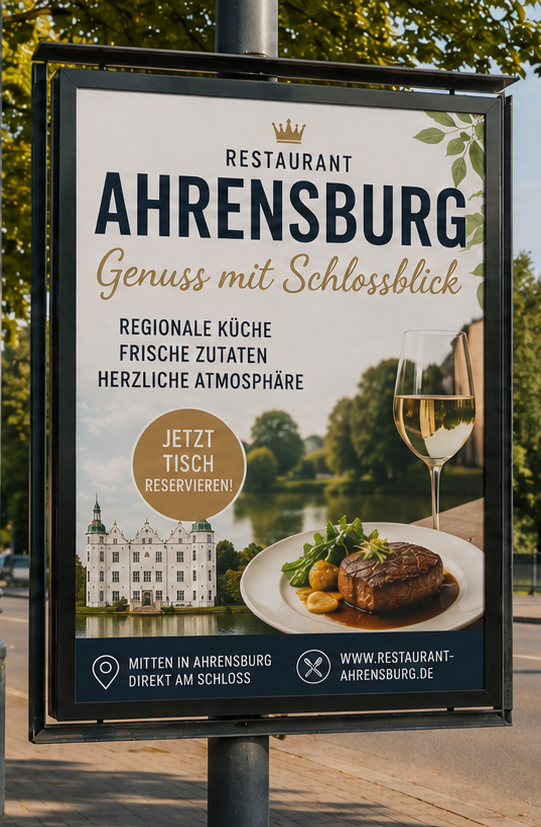 Ahrensburg Fakewerbung
