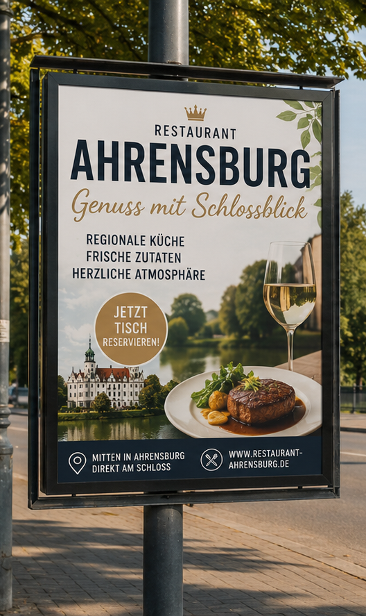 Ahrensburg Fakewerbung
